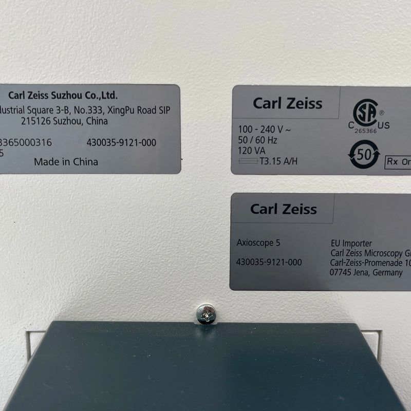 Zeiss Axioscope 5 Microscope