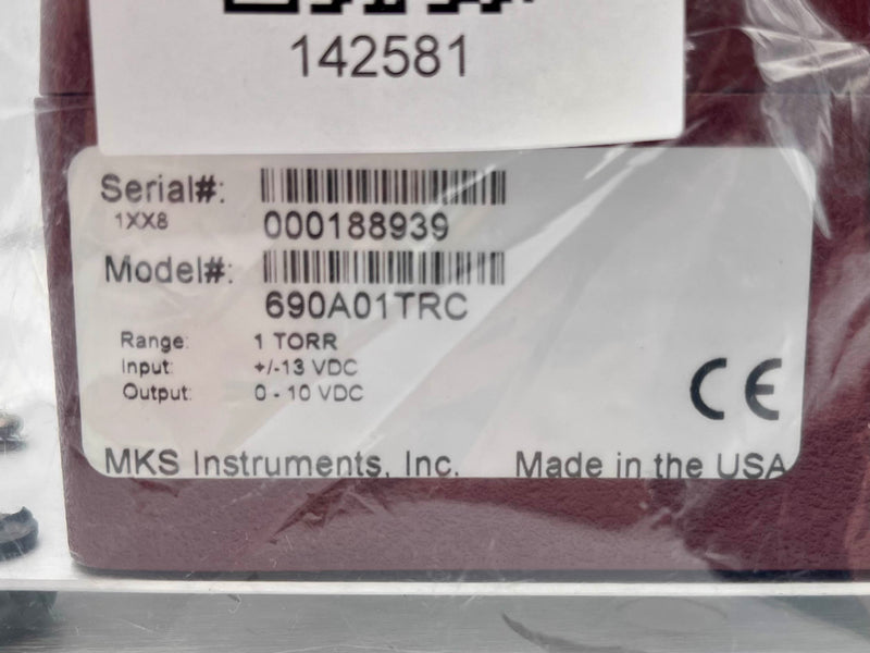 MKS Baratron 690 A 01 TRC Pressure Sensor