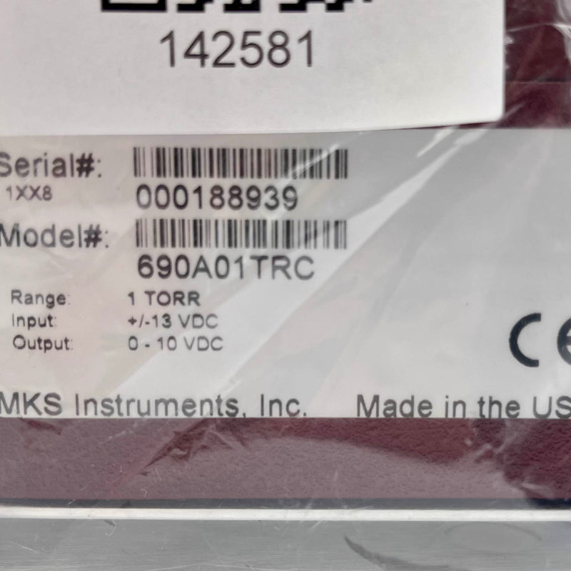 MKS Baratron 690 A 01 TRC Pressure Sensor