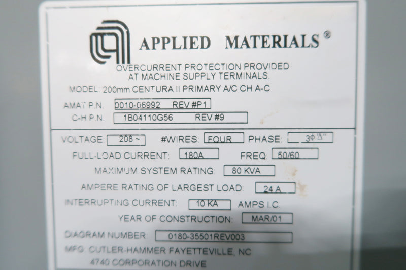Applied Materials Centura II DPS (Decoupled Plasma Source)