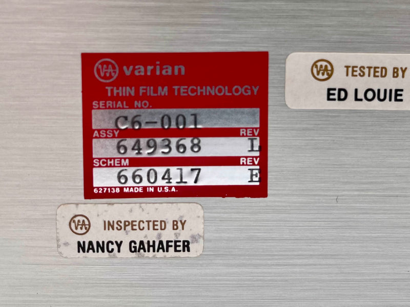Varian 981-2046 Ion Gun Power Supply