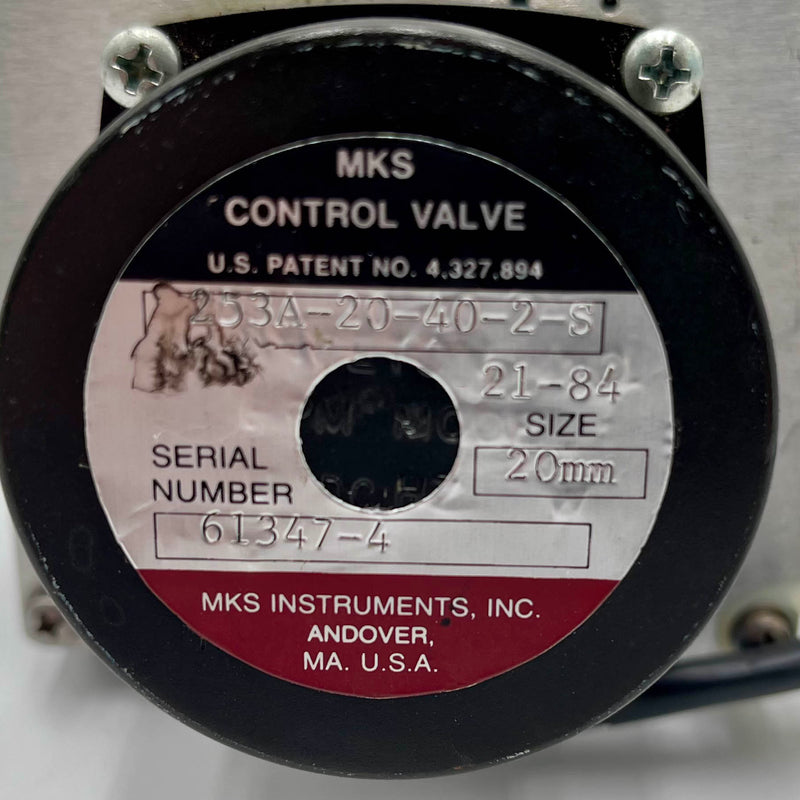 MKS 253 A 20 40 2 S Control Valve