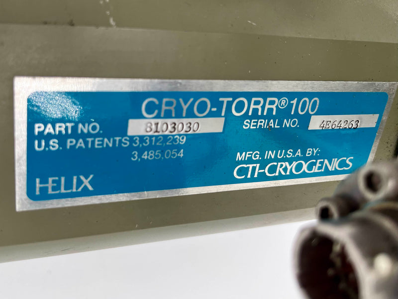 CTI Cryo-Torr 100 High Vacuum Pump