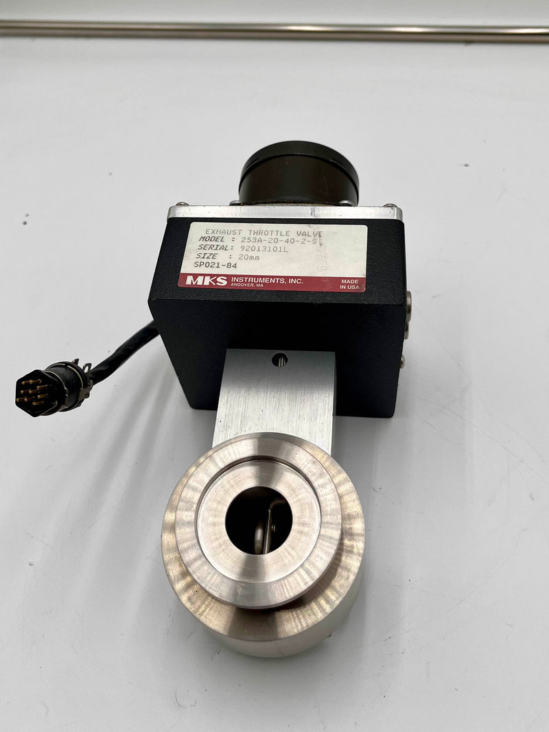MKS 253 A 20 40 2 S Exhaust Throttle Control Valve