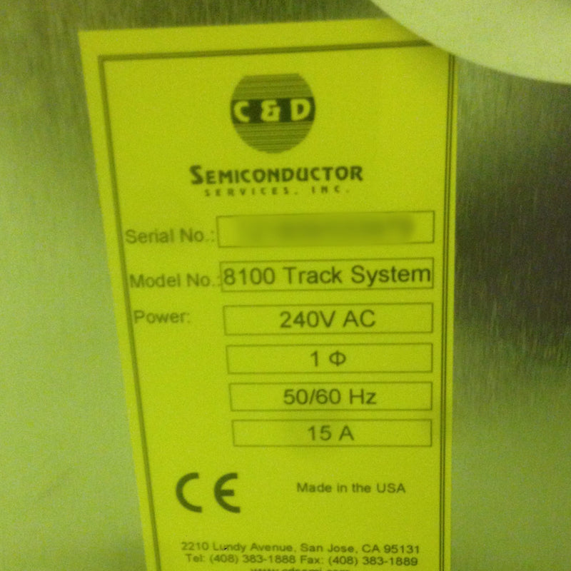 C&D Semiconductor 8100 Track System