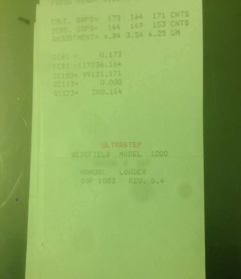 Ultratech 1000 Stepper