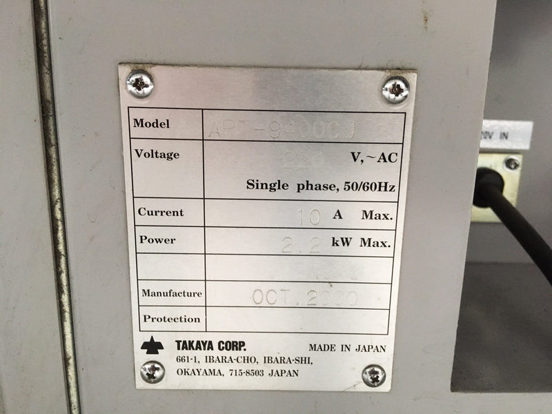 Takaya APT 9400 CJ Flying Probe