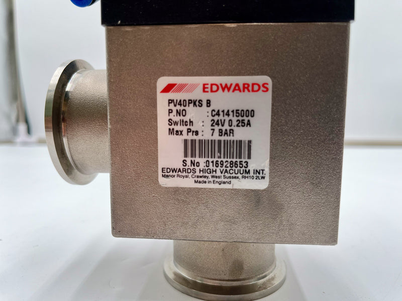 Edwards PV 40 PK B Vacuum Angle Valve