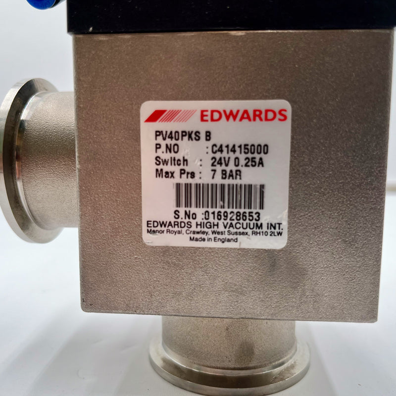 Edwards PV 40 PK B Vacuum Angle Valve
