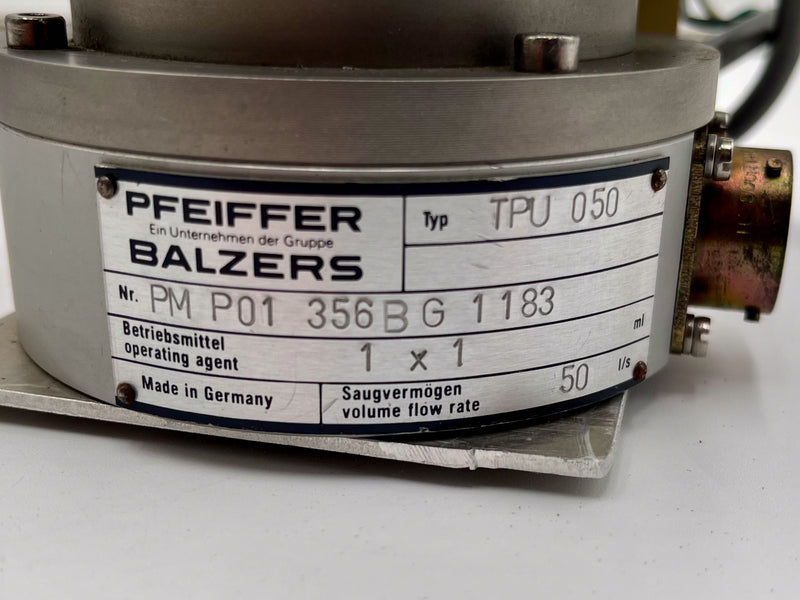 Pfeiffer TPU 050 Vacuum Pump