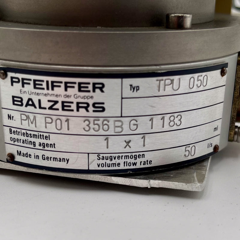 Pfeiffer TPU 050 Vacuum Pump
