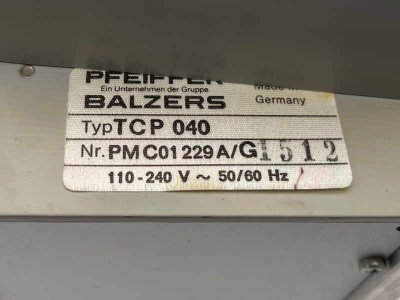 Pfeiffer TCP 040 Vacuum Pump Power Supply