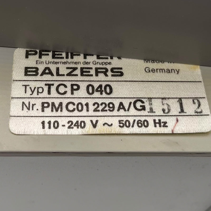 Pfeiffer TCP 040 Vacuum Pump Power Supply