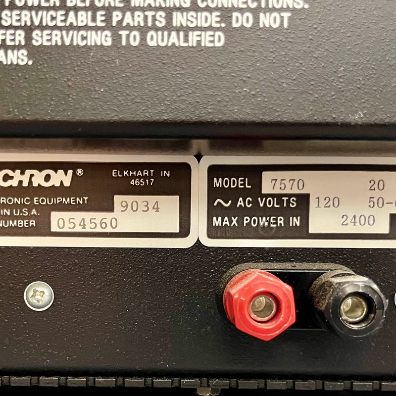 Techron 7570 Power Supply Amplifier