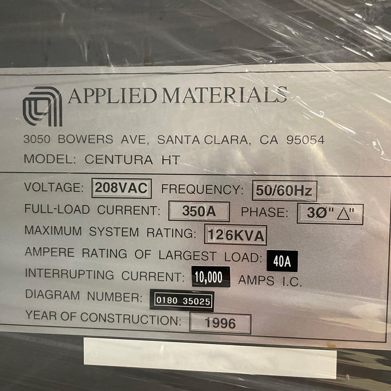 Applied Materials Centura 5200 MXP+ SOG Etcher