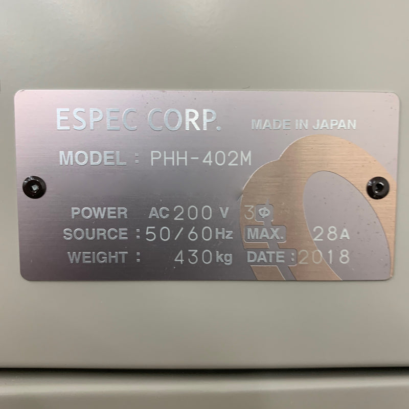 ESPEC PHH 402 M Temperature Chamber
