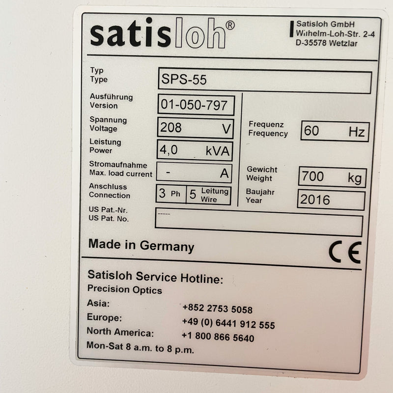 Satisloh SPS 55 Polisher