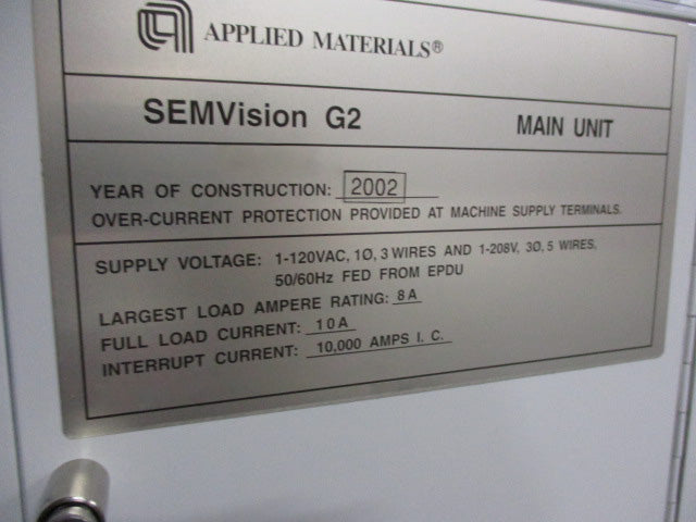 Applied Materials SEMVision G 2 Defect Review and Analysis System