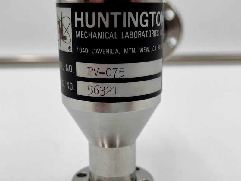Huntington PV 075 Pneumatic Vacuum Valve