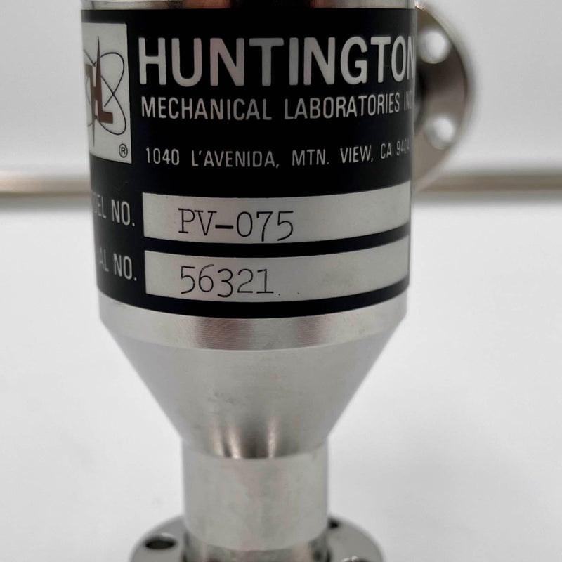 Huntington PV 075 Pneumatic Vacuum Valve