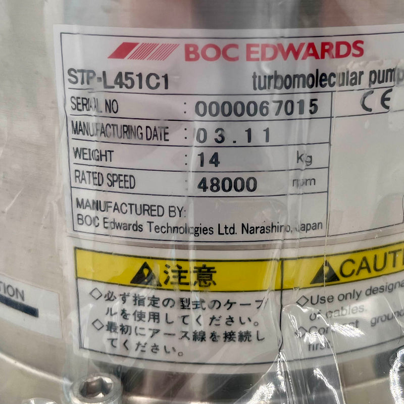 BOC Edwards STP L 451 C 1 Turbomolecular Pump