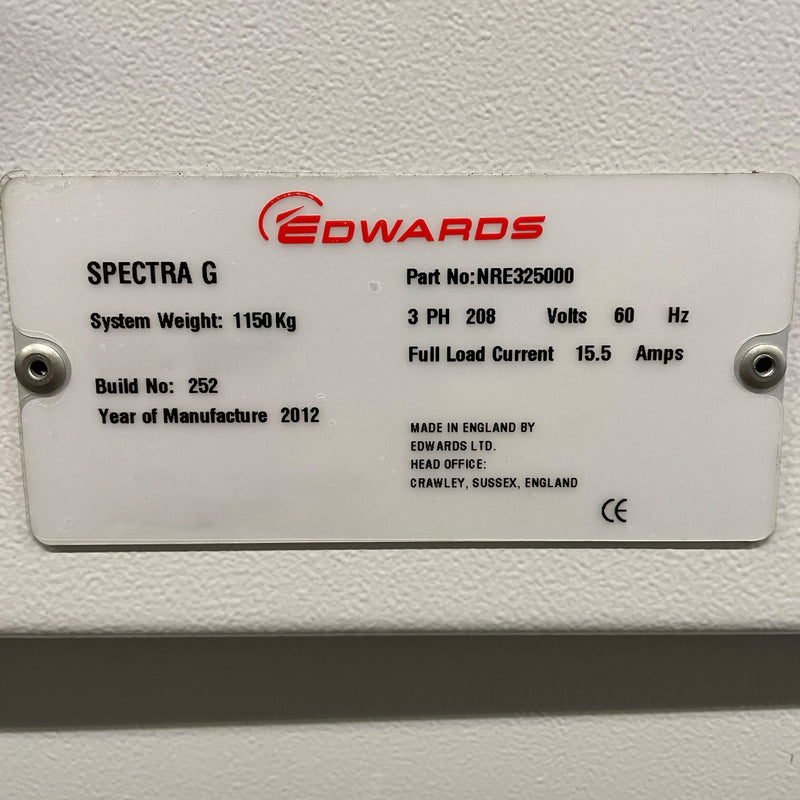 Edwards Spectra G 800 Scrubber