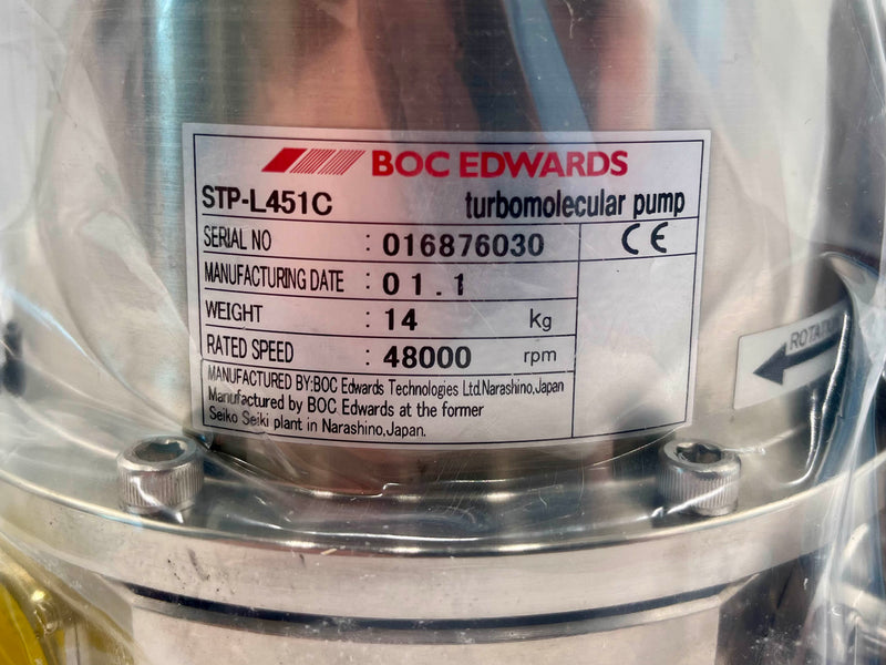 BOC Edwards STP L 451 C Turbomolecular Vacuum Pump