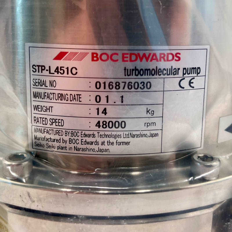 BOC Edwards STP L 451 C Turbomolecular Vacuum Pump