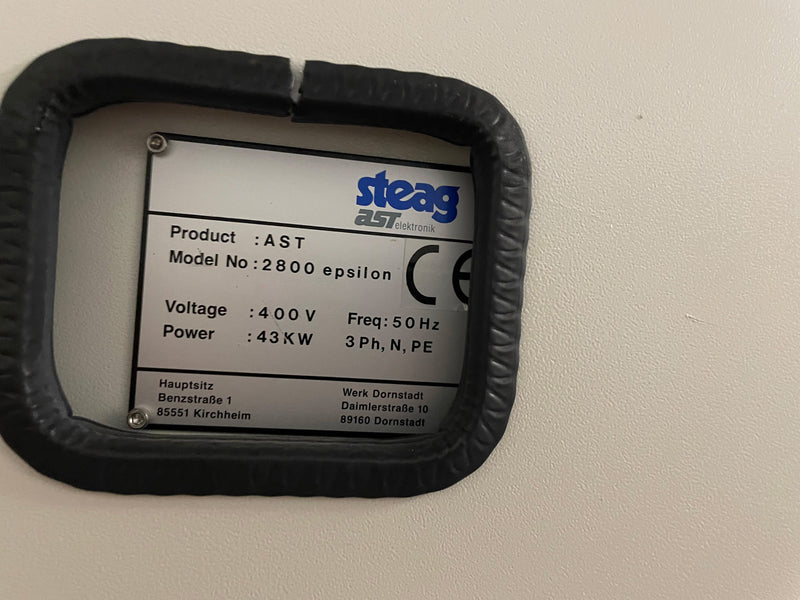 Mattson / Steag / AST 2800 RTP System (Rapid Thermal Process)