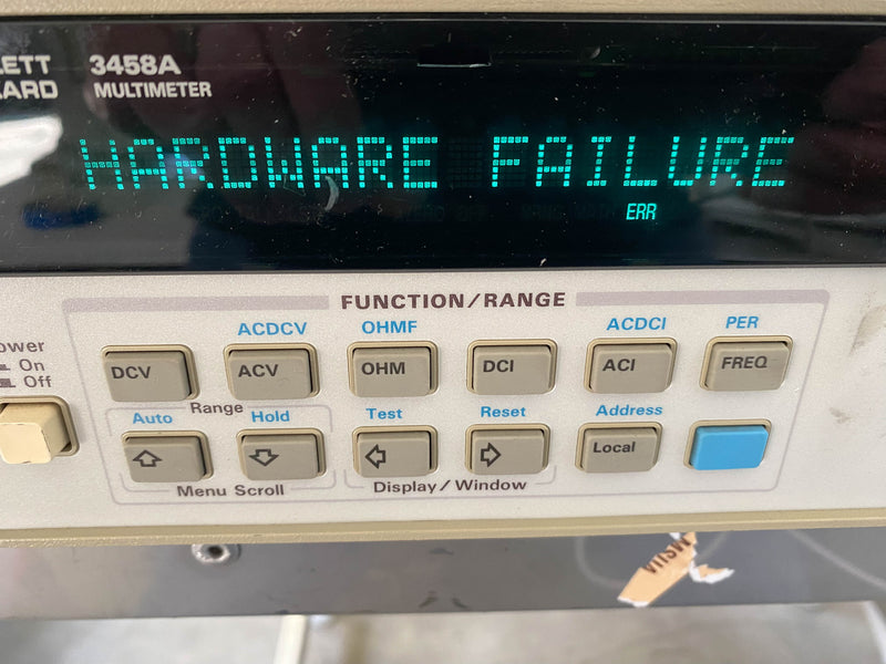Agilent 3458 A Multimeter