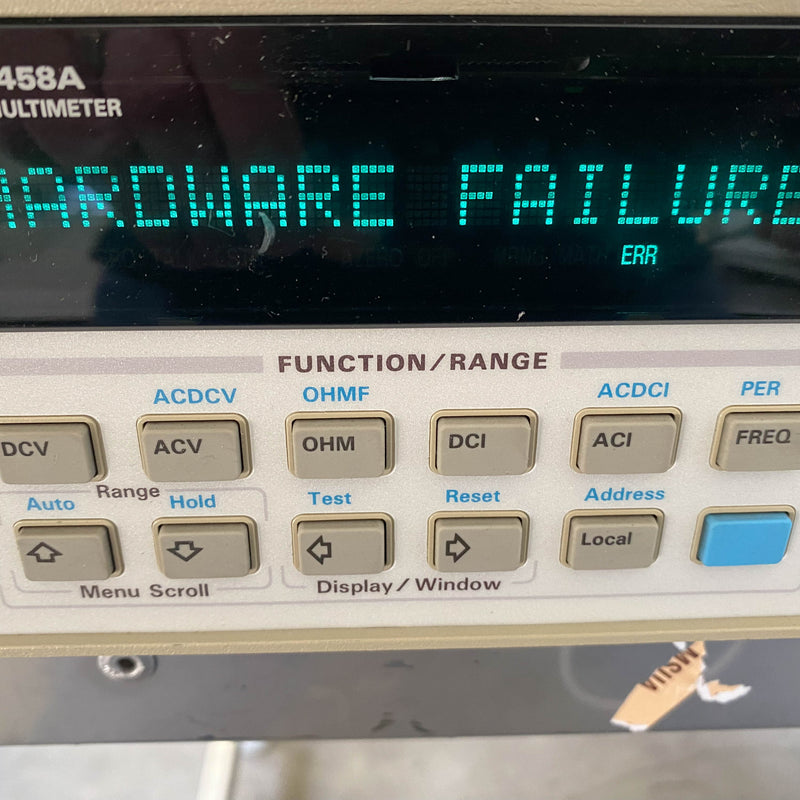 Agilent 3458 A Multimeter