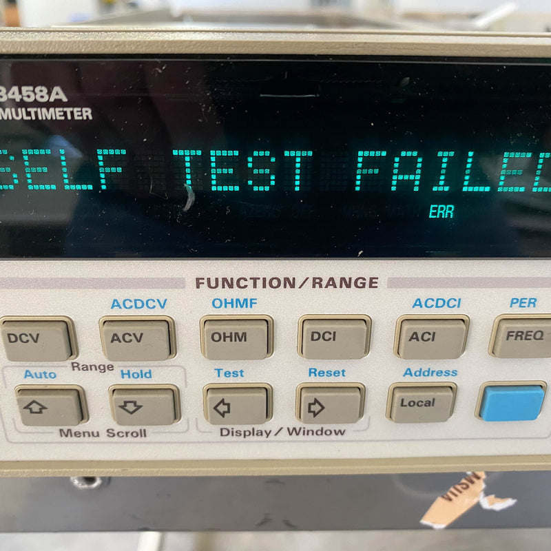 Agilent 3458 A Multimeter