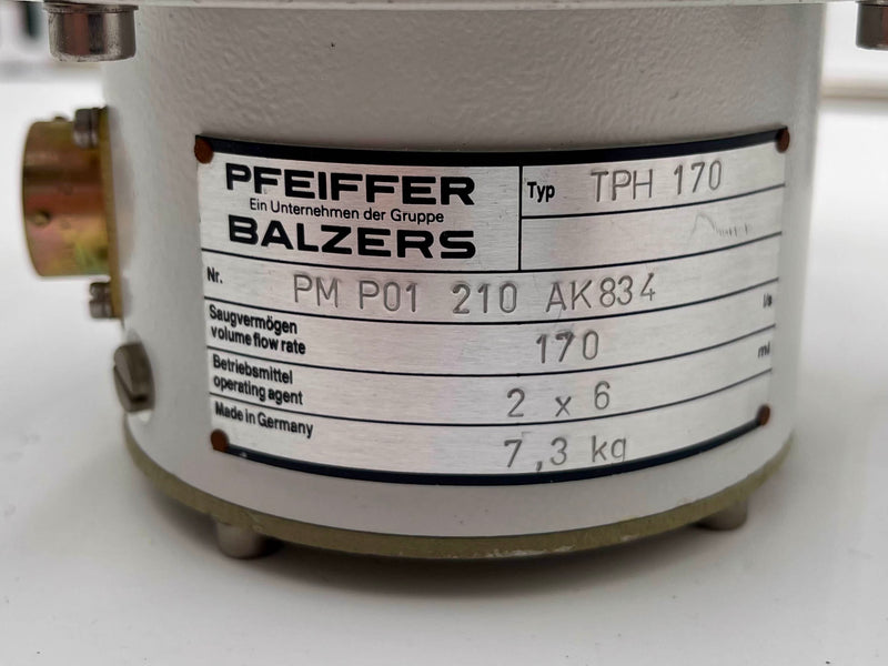 Pfeiffer TPH 170 Turbomolecular Vacuum Pump