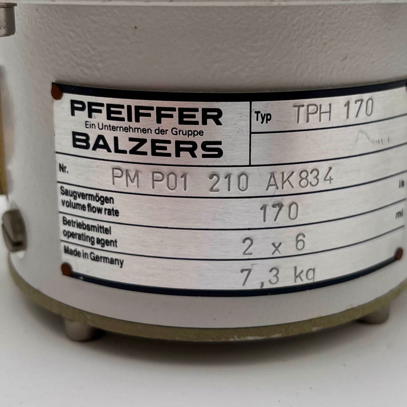 Pfeiffer TPH 170 Turbomolecular Vacuum Pump