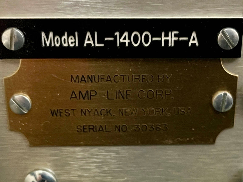 Amp-Line AL 1400 HF A Wideband AC Power Amplifier