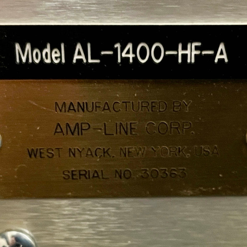 Amp-Line AL 1400 HF A Wideband AC Power Amplifier