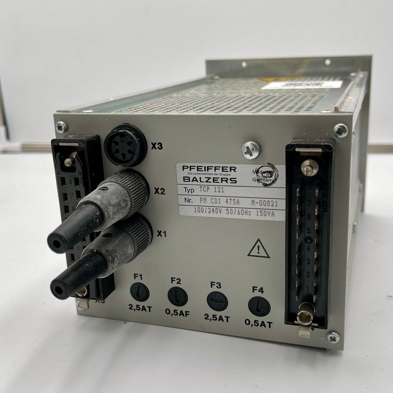 Pfeiffer TCP 121 Turbomolecular Vacuum Pump Controller