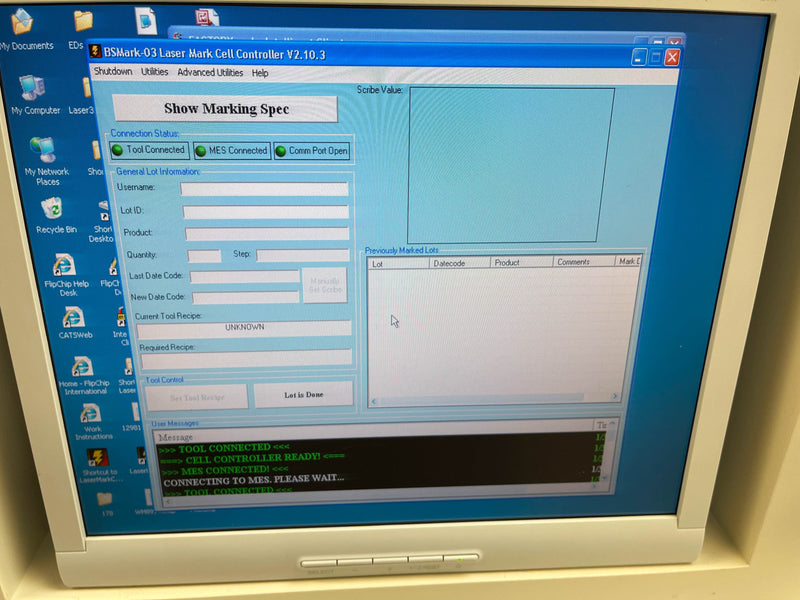 EO Technics CSM 2000 Laser Marker