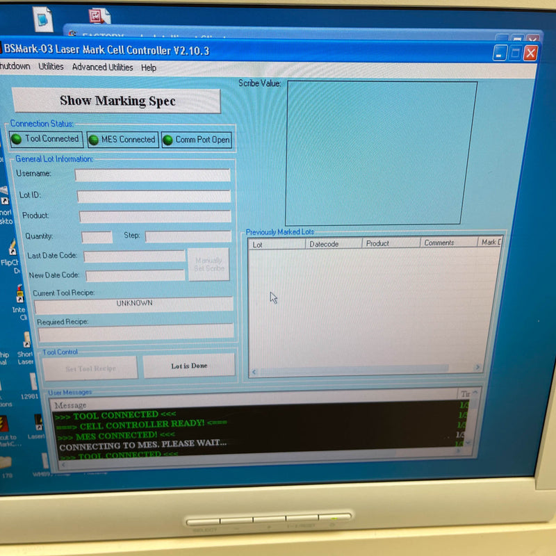 EO Technics CSM 2000 Laser Marker