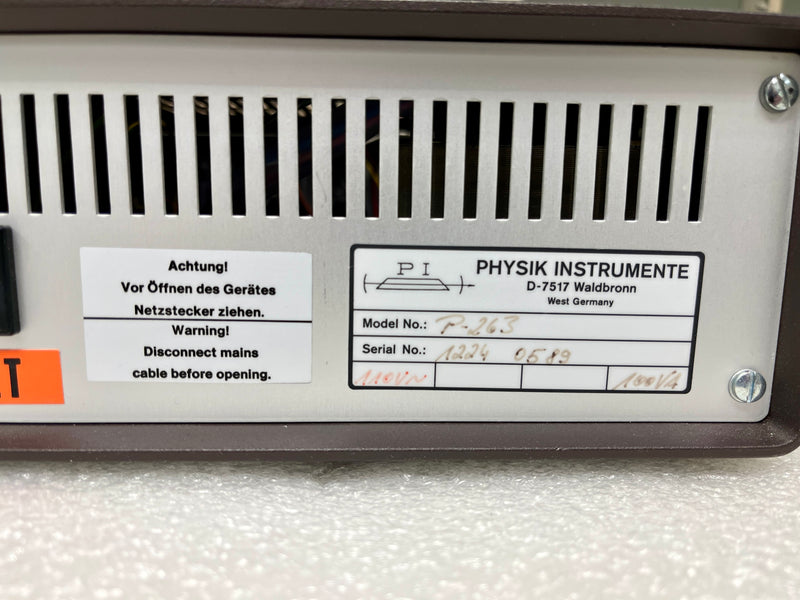 Physik Instrumente P 263 High Voltage Power Supply