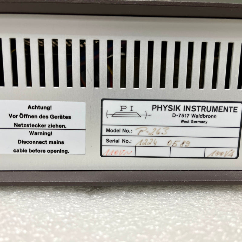 Physik Instrumente P 263 High Voltage Power Supply