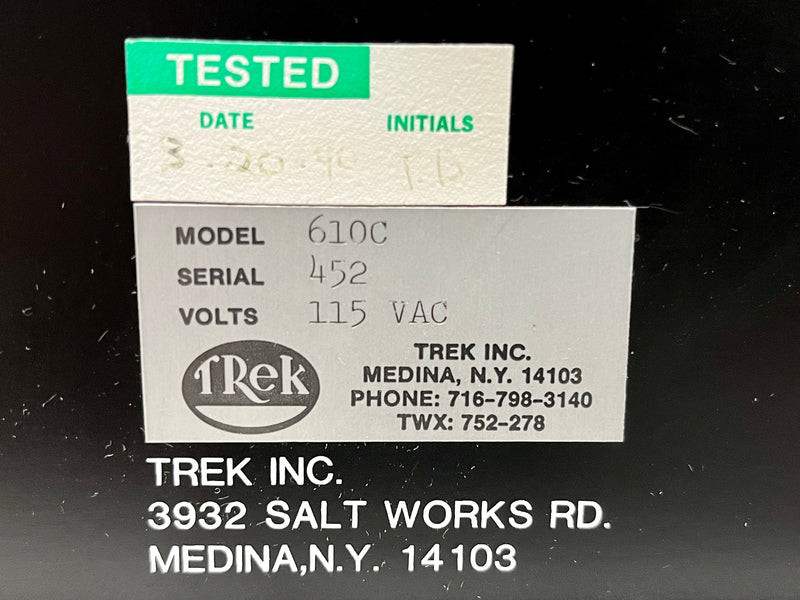 Trek 610 C High Voltage Power Supply / Amplifier Controller