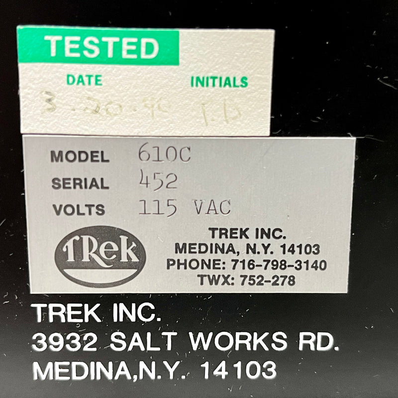Trek 610 C High Voltage Power Supply / Amplifier Controller