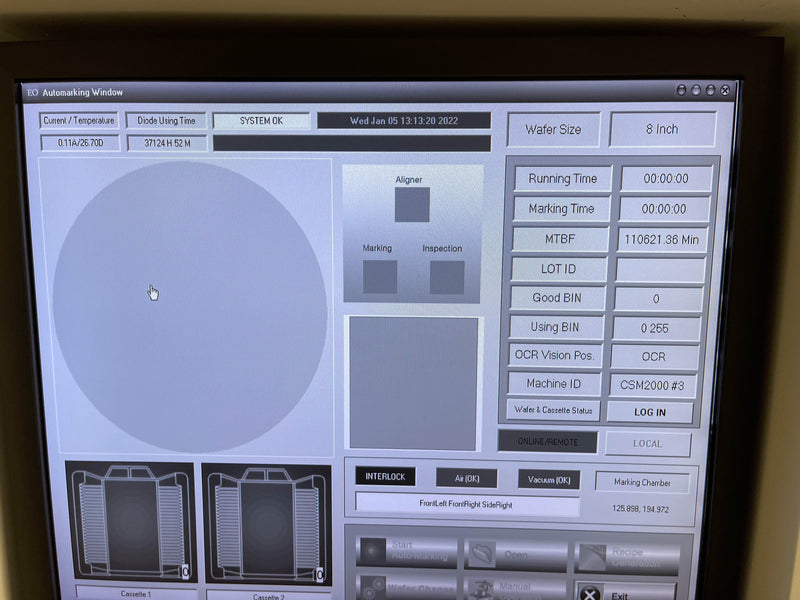 EO Technics CSM 2000 Laser Marker
