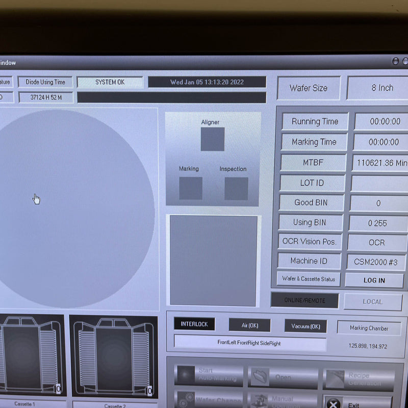 EO Technics CSM 2000 Laser Marker