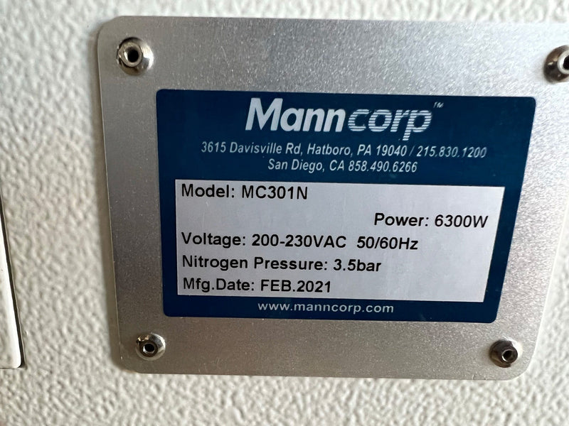 Manncorp MC 301 N Benchtop Batch Reflow Oven