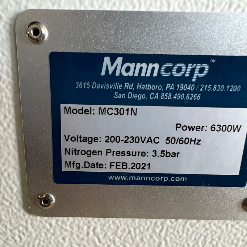 Manncorp MC 301 N Benchtop Batch Reflow Oven