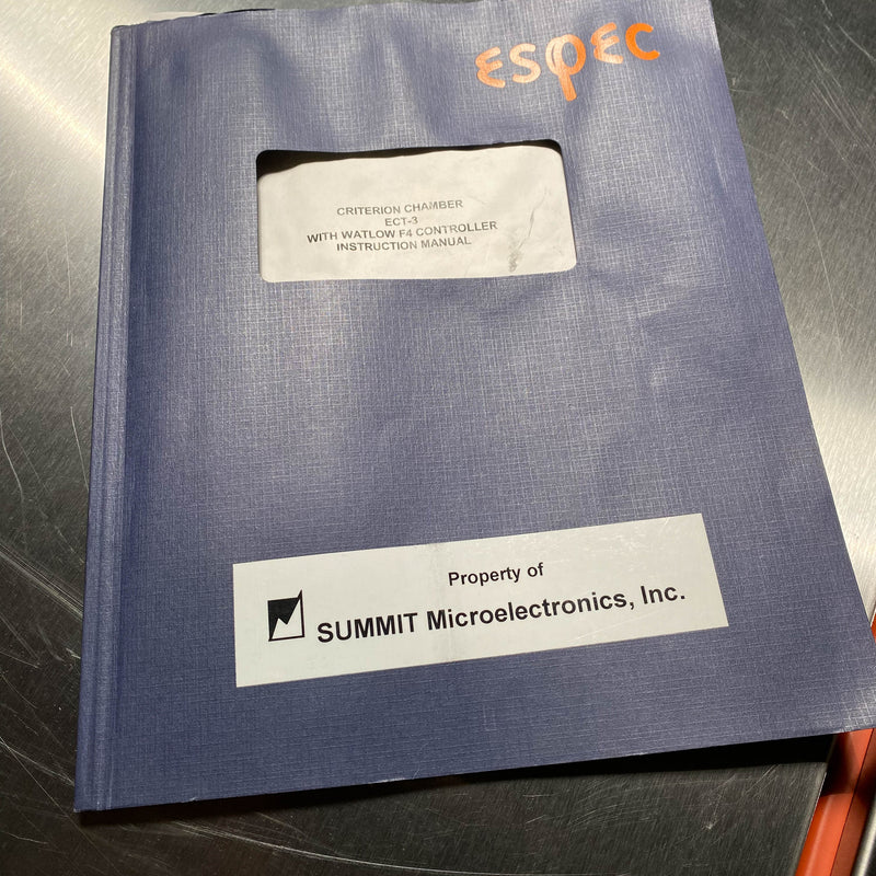 ESPEC ECT 3 Temperature Chamber