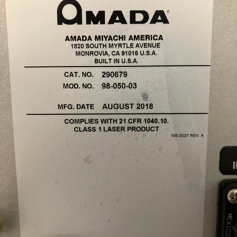 Amada AX 5000 Hermetic Laser Welding System