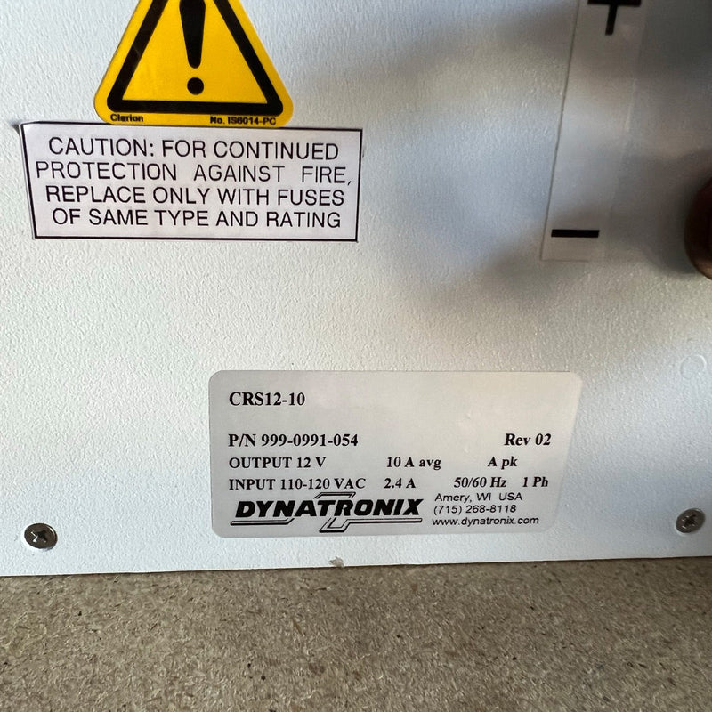 Dynatronix P/N 999-0991-054